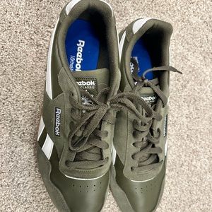Military green Reeboks